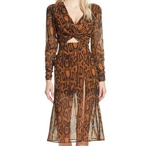 Finders Keepers Snakeskin Dress